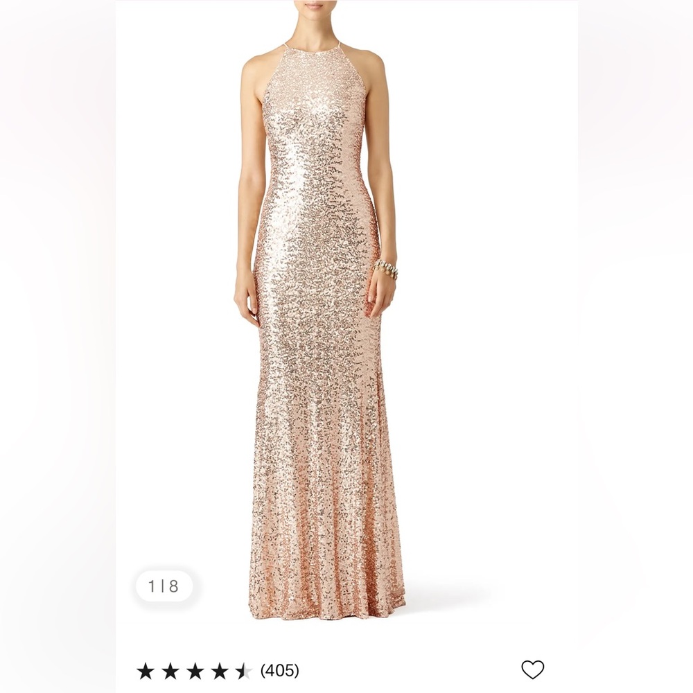 Badgley Mischka Sequin Gown